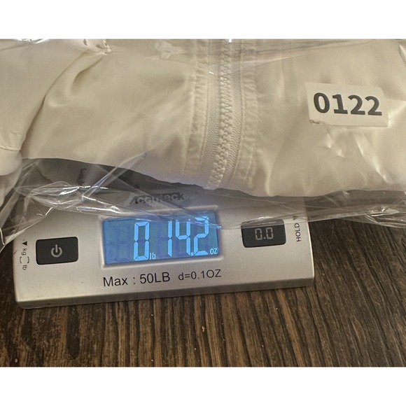 Bally Vtg Full Zip Jacket Windbreaker Womens Sz XL Ivory Soft Cotton Logo Lining - Picture 14 of 14